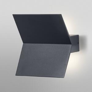 OSRAM LED venkovní nástěnné svítidlo ENDURA STYLE BAT, tmavě šedé IP44, Hliník / šedá / zinek, Hliník, Moderní