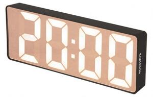 Designové LED hodiny - budík 5877BK Karlsson 16cm