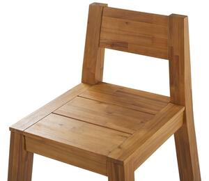 Set 2 ks zahradních židlí Livza (světlé dřevo). 1080972