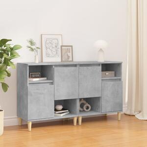 Příborníky 2 ks betonově šedé 60 x 35 x 70 cm kompozitní dřevo 3185723