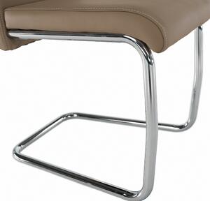 Jídelní židle Abalia New (capuccino + chrom). 808099
