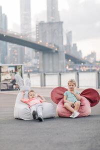 The Brooklyn Kids Sametový sedací vak EARS s vyztuženýma ušima pro děti Zvolte barvu: Světle růžová