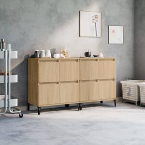Příborníky 2 ks dub sonoma 60 x 35 x 70 cm kompozitní dřevo 3185762