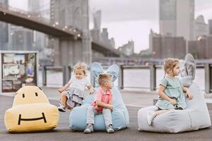 The Brooklyn Kids Hravý sedací pytel HIPPO s kapsami do dětského pokoje Zvolte barvu: Limetková