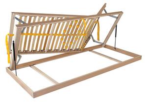 ECOMATRACE Lamelový rošt DUOSTAR KOMBI P HN levý s úložným prostorem 100x200
