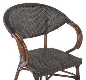 Set 4 ks. zahradních židlí Carlene (šedá). 1035719