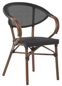 Set 4 ks. zahradních židlí Carlene (tmavě šedá). 1035720
