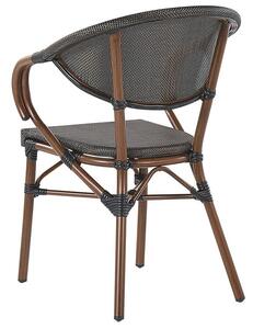 Set 4 ks. zahradních židlí Carlene (šedá). 1035719