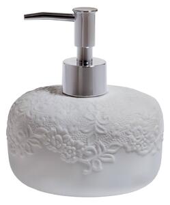 Spirella dávkovač mýdla COSY, bílý, porcelán, 410 ml