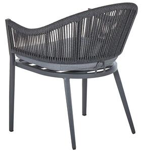 Set 2 ks. zahradních židlí Millet (tmavě šedá). 1035761