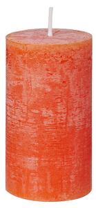 RUSTIC Svíčka 13 cm - oranžová