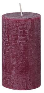 RUSTIC Svíčka 13 cm - vínová
