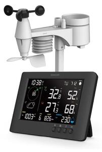 Sencor - Profes. meteostanice s LCD displejem a budíkem 5V/1xCR2032 + 3xAA Wi-Fi