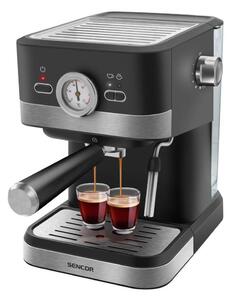 Sencor - Pákový kávovar espresso 1050W/230V černá/matný chrom