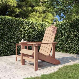 Zahradní křeslo Adirondack HDPE hnědé 318639