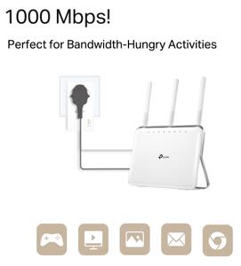 TP-Link - Gigabitová průchozí Powerline sada Wi-Fi
