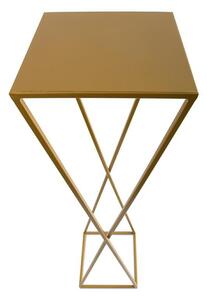 DekorStyle Moderní stojan na květináč 100cm zlatý