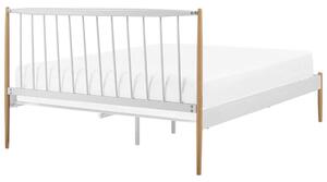 Manželská postel 140x200 cm Mares (bílá). 1035498