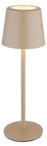 Globo 58482S-LED Stm. ven. nab. dot. stolní lampa VAN. 12W/5V 2200mAh IP44 krém