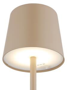 Globo 58482S-LED Stm. ven. nab. dot. stolní lampa VAN. 12W/5V 2200mAh IP44 krém