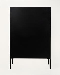 Hector Skleněná vitrína Derwan 120 cm černá