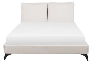Manželská postel 140 cm MELIA (s roštem) (béžová). 1007340