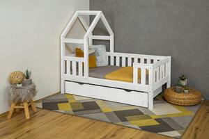 Dětská postel domeček Zara - jeden šuplík