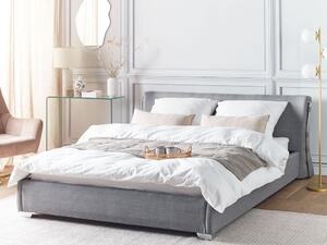 Manželská postel 160 cm PARNAS (s roštem) (šedá). 1007417