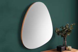 Nástěnné zrcadlo AMSTERDAM 70 CM přírodní dub Zrcadla | Kulatá