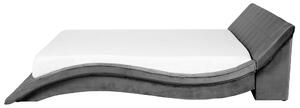 Manželská postel 180 cm VICHA 2 (s roštem) (šedá). 1007562