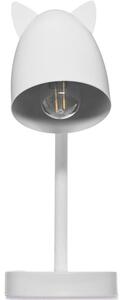 DekorStyle Dětská stolní lampa bílá 31 cm