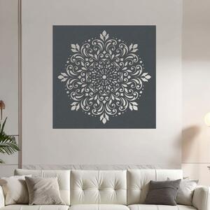 Dřevěná mandala LASKYPLNÉHO DOMOVA | Rozměry (cm): 40x40 | Zvolte barvu dekoru: Antracitová
