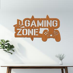 Dřevo života | Dřevěná dekorace GAMING ZONE | Rozměry (cm): 40x23 | Zvolte barvu dekoru: Třešeň