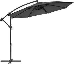 Vasagle & Songmics Zahradní deštník LONG Barevné provedení: černá