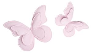 ELIS DESIGN Dekorační polštářky na zeď - motýli barva: béžová