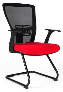 OfficePro Jednací židle THEMIS MEETING, červená