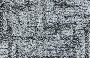 BALTA Metrážový koberec DOBRO 95 BARVA: Šedá, ŠÍŘKA: 4 m