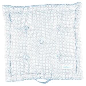 Prošívaný podsedák Narina Pale Blue 50 × 50 cm
