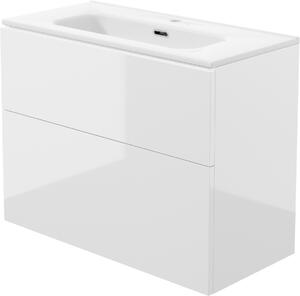 Deante Prizma umyvadla se skříňkou 80 cm bílá ST6U8U6U8M