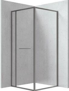 Deante Square sprchový kout 90x90 cm čtvercový grafitová /průhledné sklo KQB_D099P