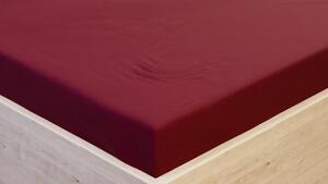 Polášek Textil Prostěradlo Jersey s elastanem vínová Velikost: 90*200 cm