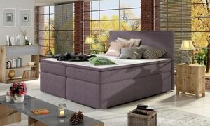 ZETKA DIVALO 180x200 moderní boxspring postel s úložným prostorem fialová 180 x 126 x 205 cm