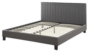 Manželská postel 160 cm PARASO (šedá) (s roštem). 1026670