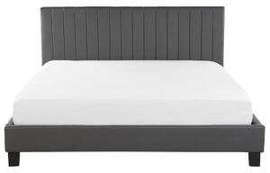 Manželská postel 180 cm PARASO (šedá) (s roštem). 1026672