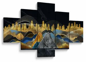 Obraz - Zlaté hory (125x70 cm)
