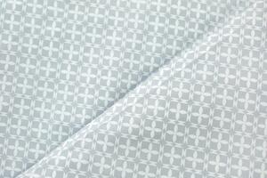 Tegatex Povlečení bavlna - geometrie šedobílá 70*90 cm, 140*200 cm