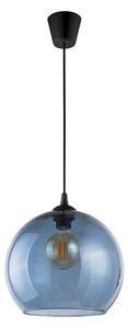 TK LIGHTING Lustr - CUBUS 3141, Ø 30 cm, 230V/15W/1xE27, modrá/černá