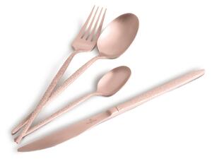Sada příborů 24 ks satén Rosegold Metallic Line