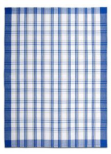 Utěrka bavlna 3 ks - tradiční káro modrá