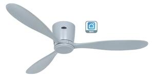 CasaFan 313286W Eco Plano Wood WiFi, světle šedá, stropní ventilátor